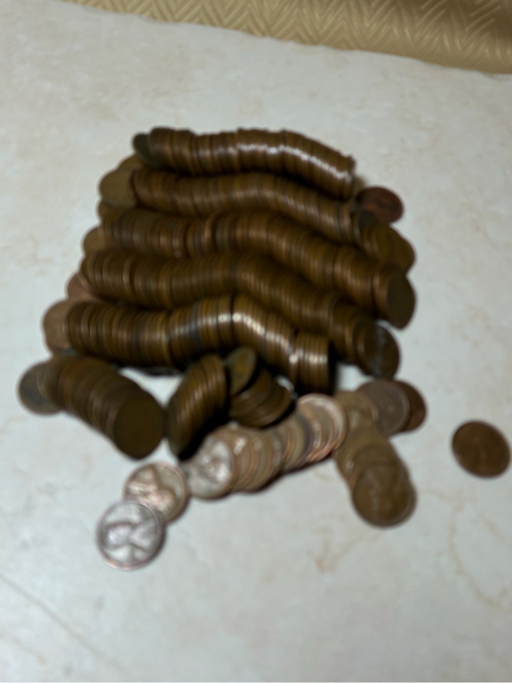 Lot of 300 US Wheat Pennies in Clear Plastic Coin Tubes- - Picture 3 of 5